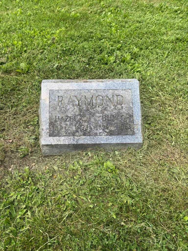 Guy G. Raymond's grave. Photo 3