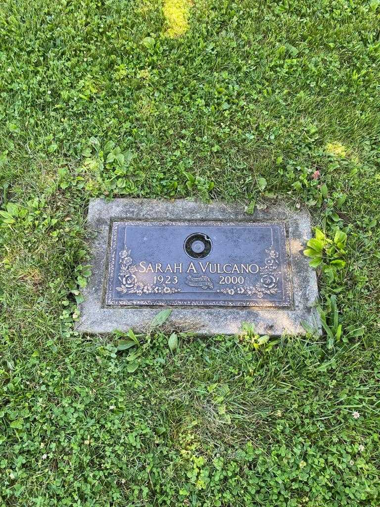 Sarah A. Vulcano's grave. Photo 3