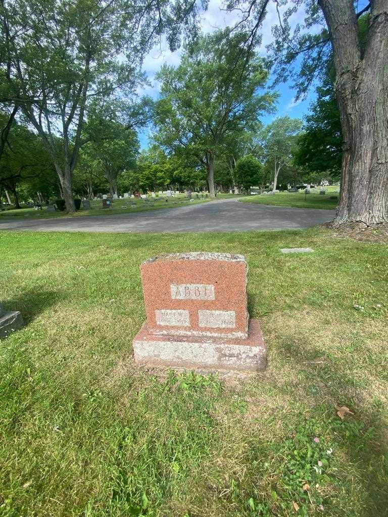 Florence S. Abbe's grave. Photo 1