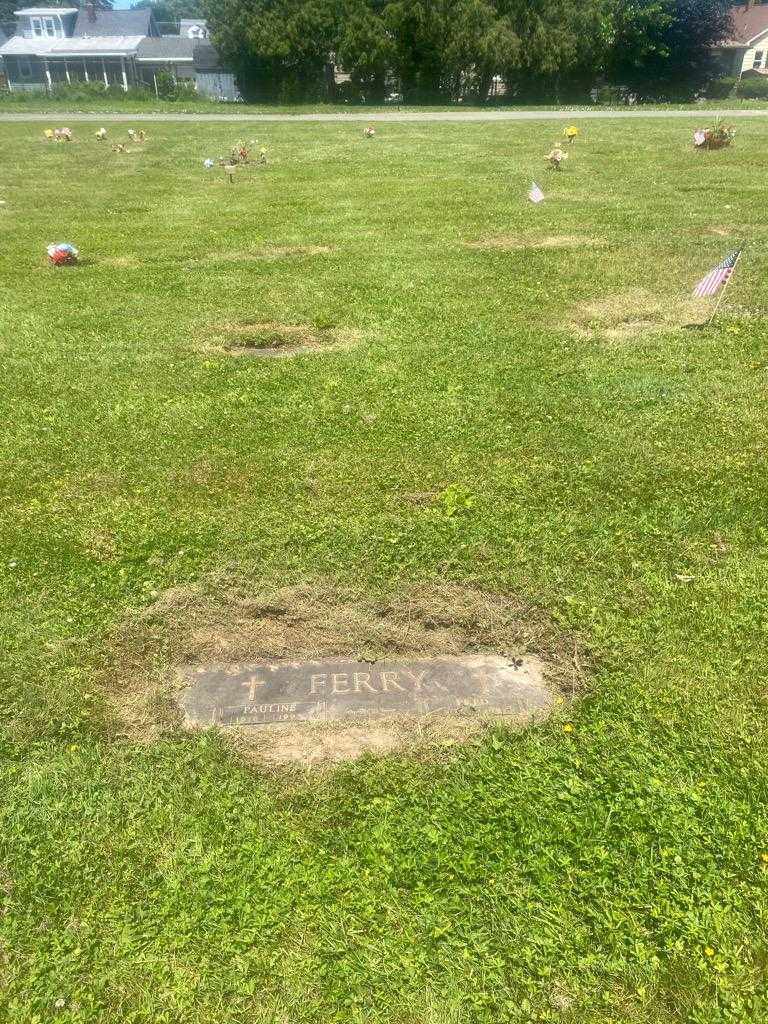 Pauline Ferry's grave. Photo 2