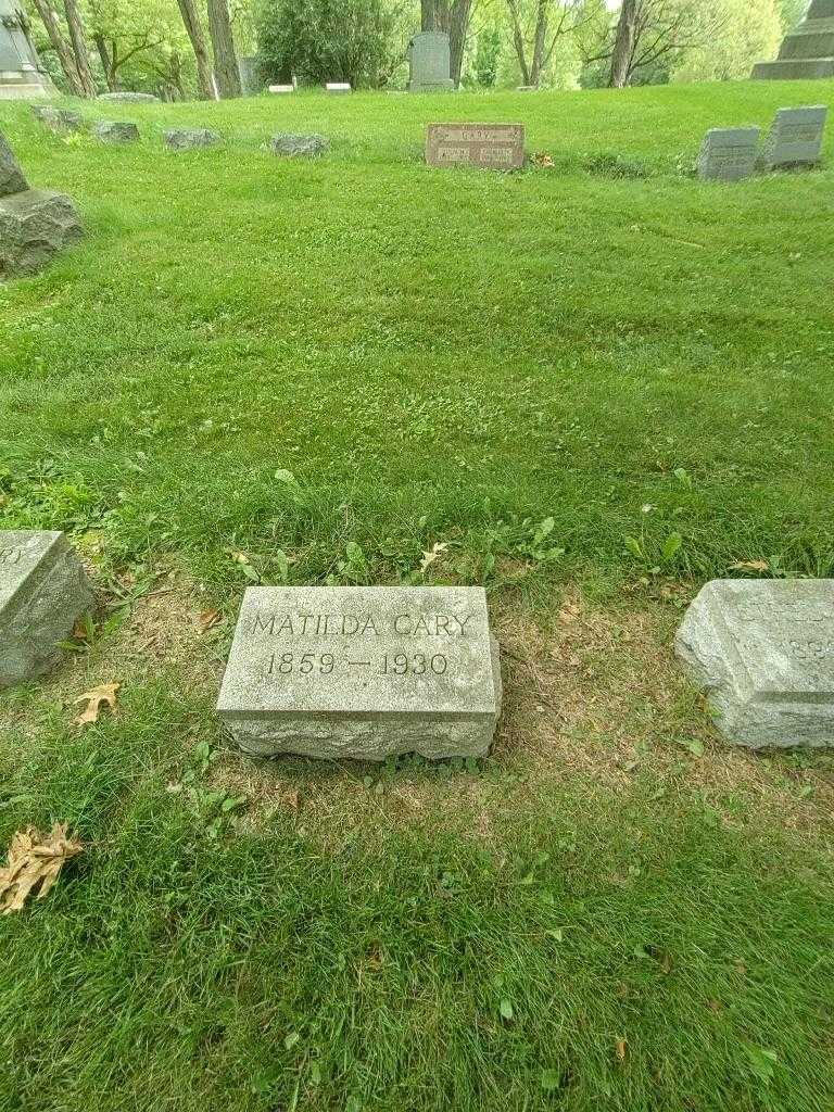 Matilda Cary's grave. Photo 1