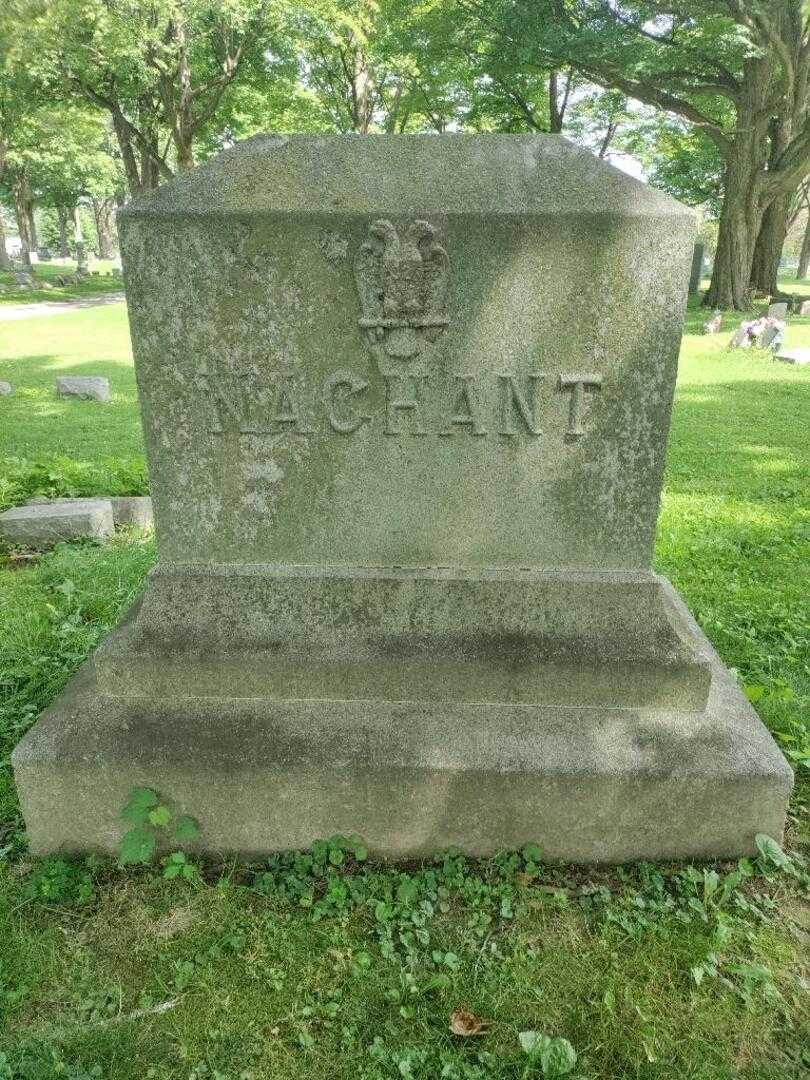John E. Nachant's grave. Photo 4
