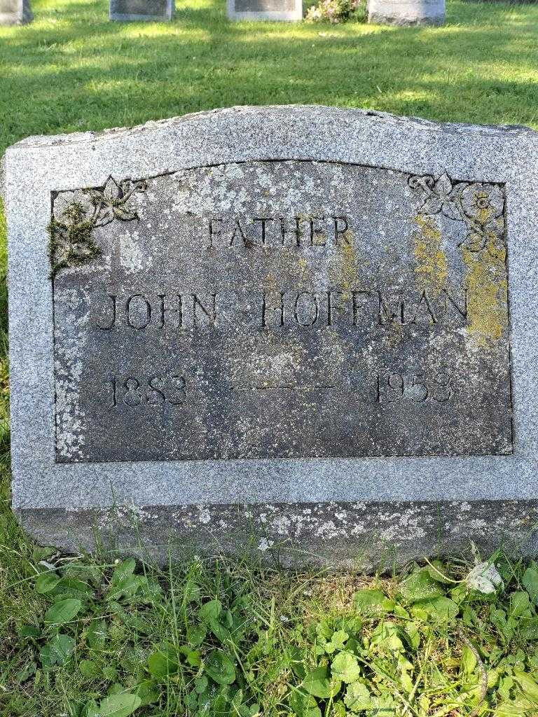 John Hoffman's grave. Photo 3