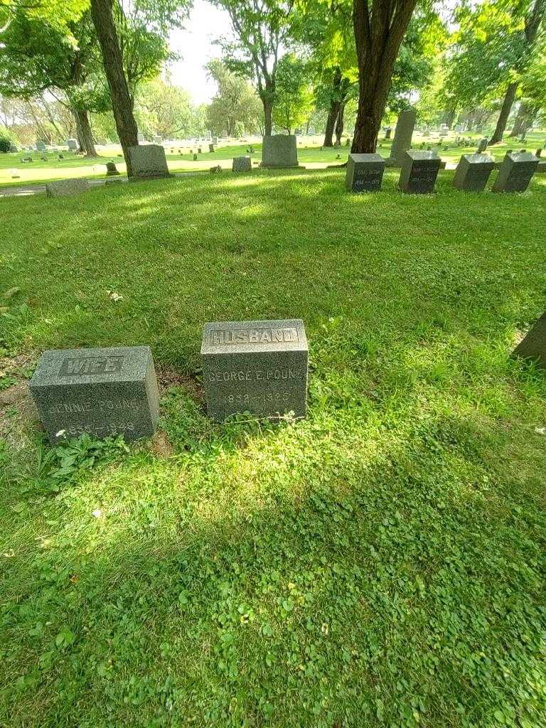 George E. Poune's grave. Photo 3