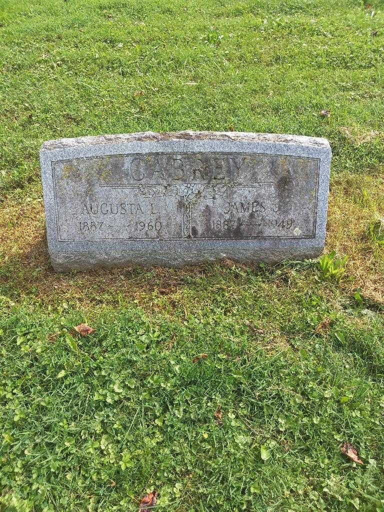 James J. Cabrey's grave. Photo 2