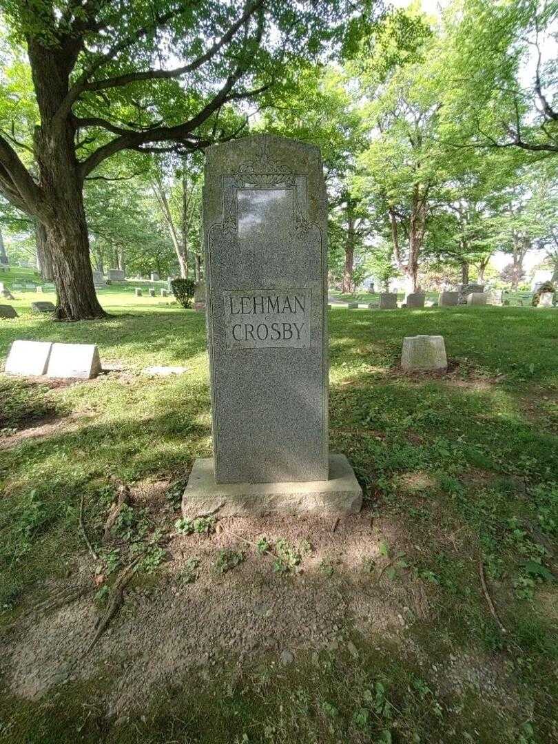 Frank E. Crosby's grave. Photo 4