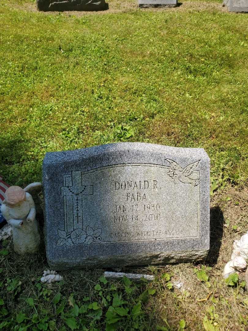 Donald R. Faba's grave. Photo 3