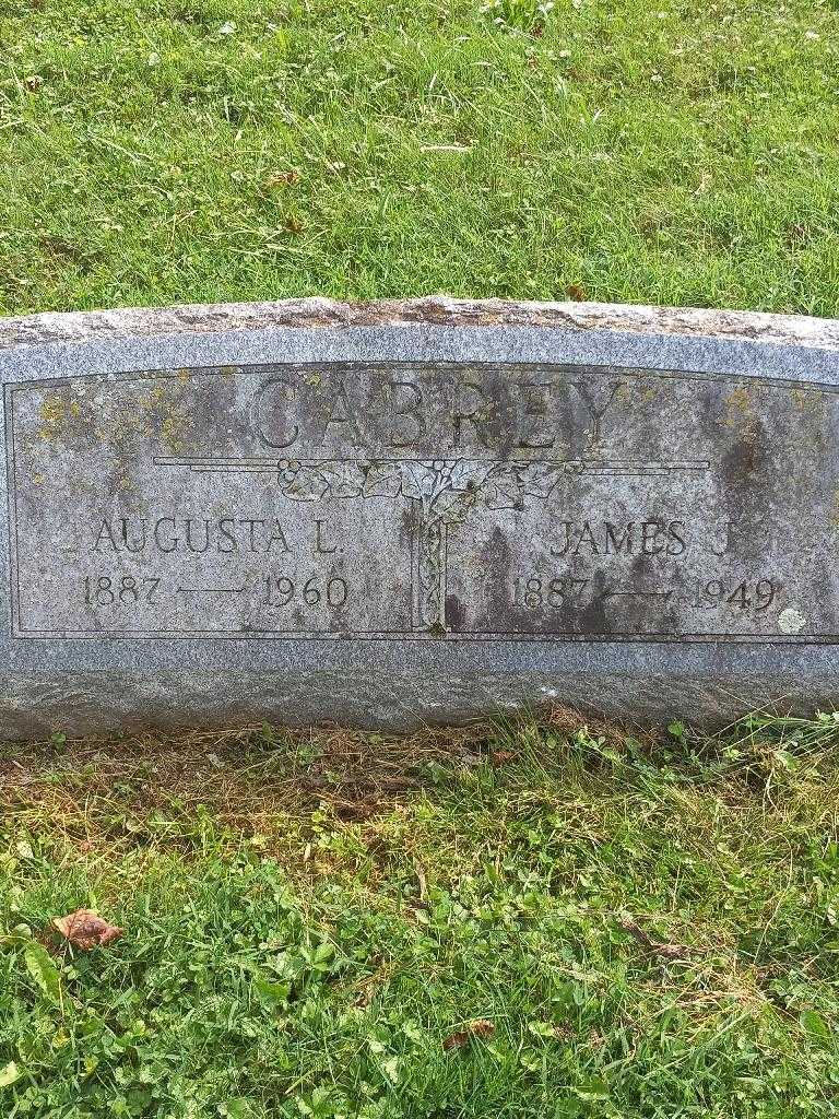 James J. Cabrey's grave. Photo 3