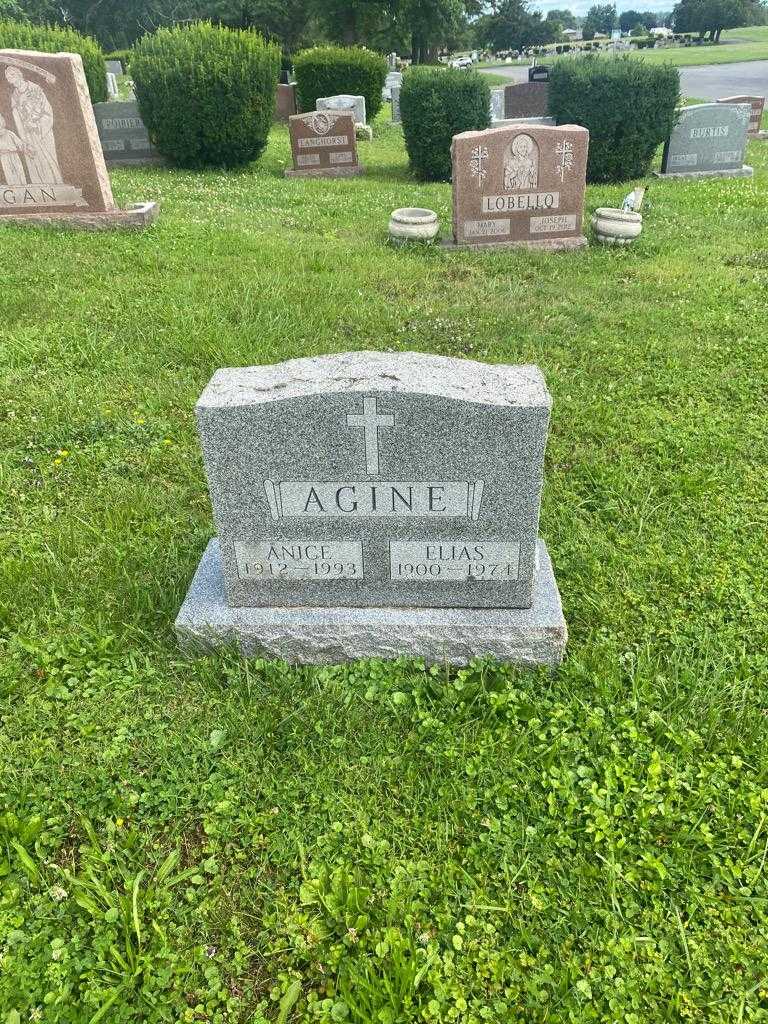 Elias Agine's grave. Photo 2