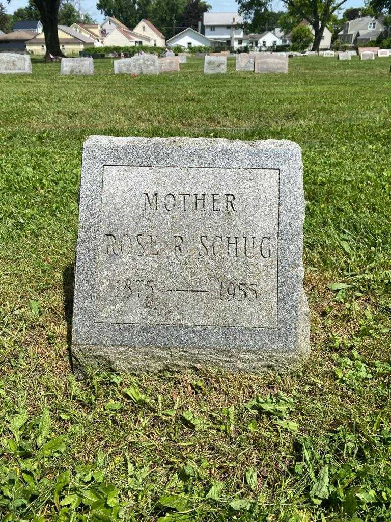 Rose R. Schug's grave. Photo 3