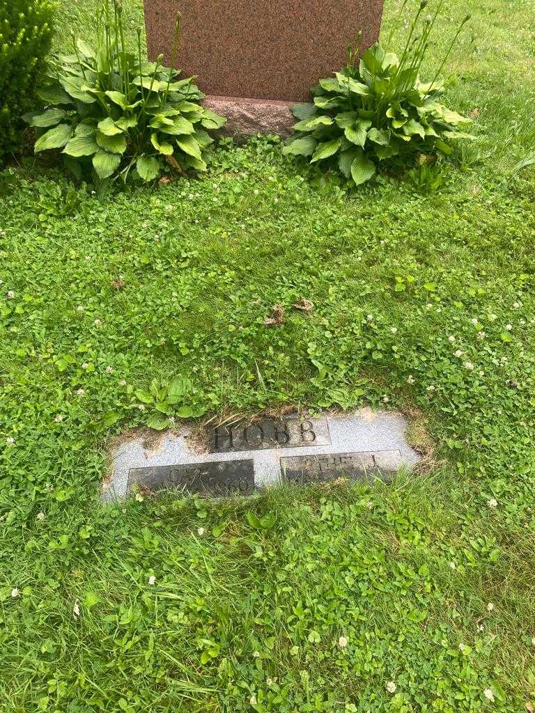 Carl Hobb's grave. Photo 2