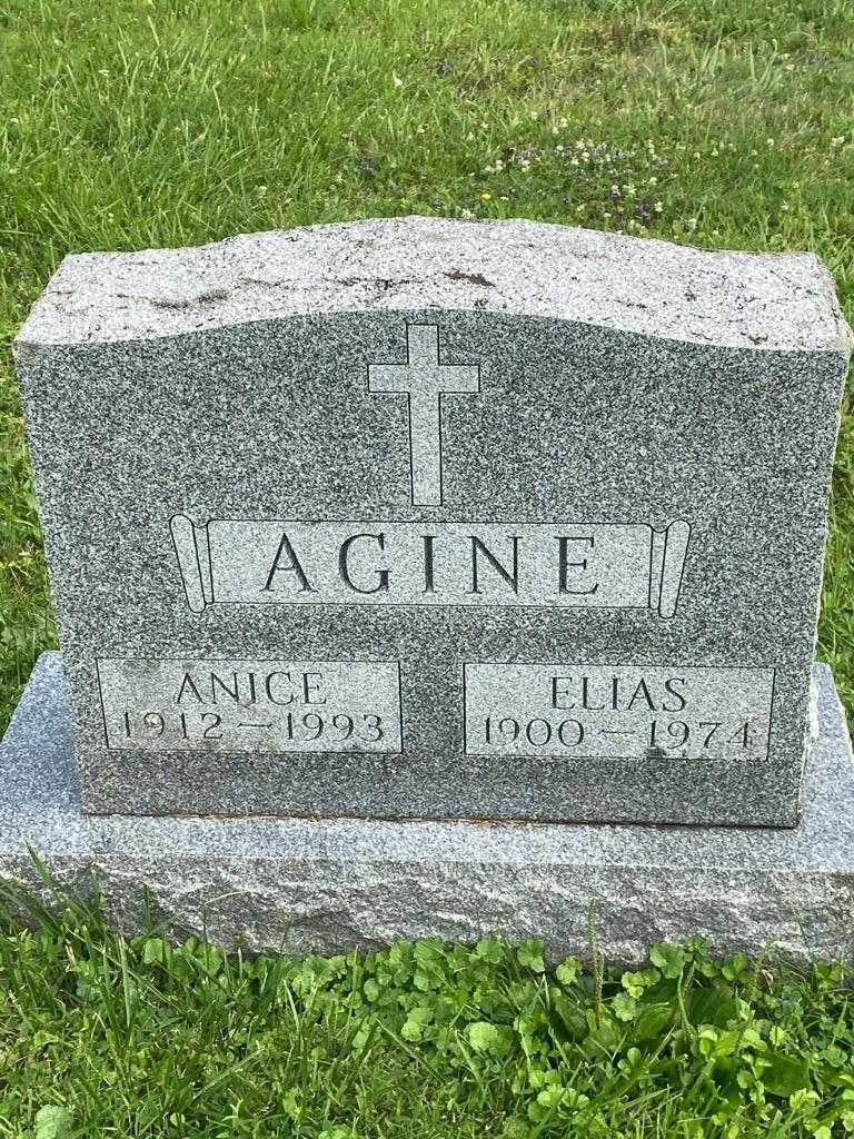 Elias Agine's grave. Photo 3