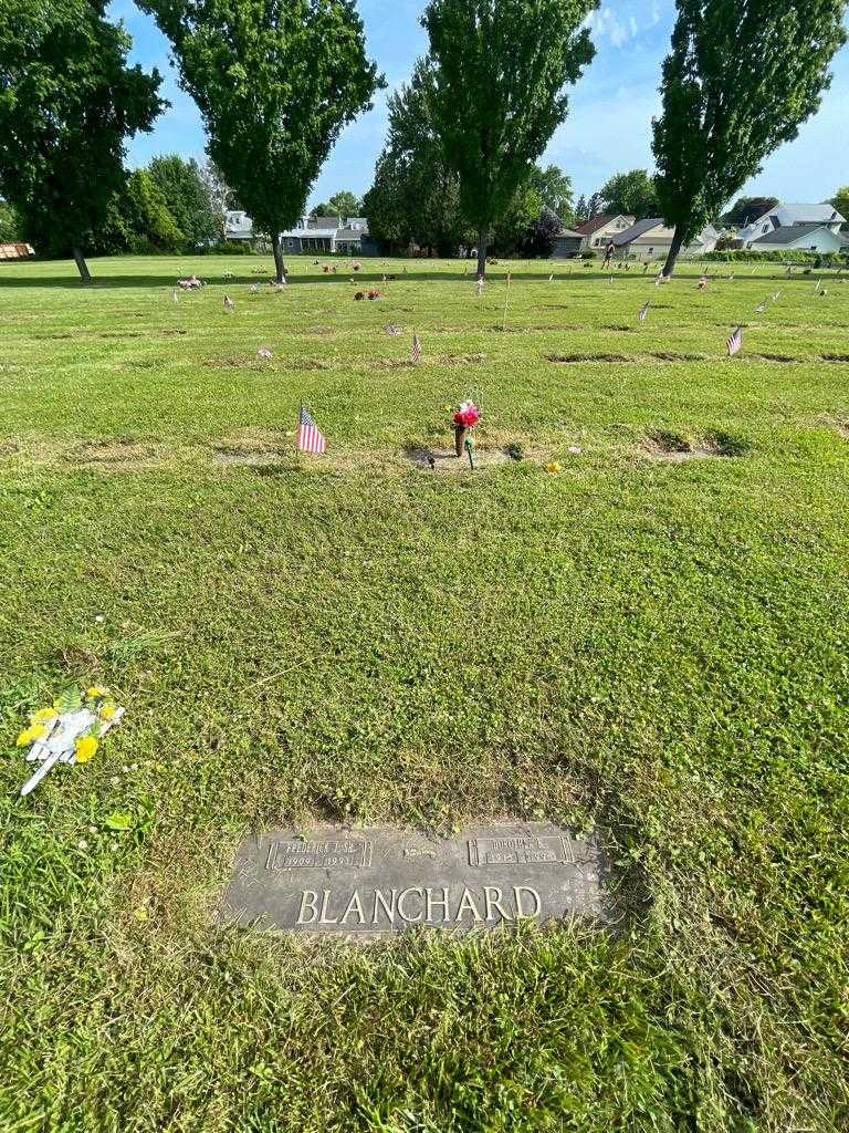 Frederick J. Blanchard Senior's grave. Photo 1