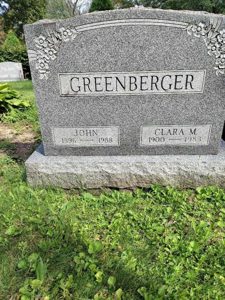 Clara M. Greenberger's grave. Photo 3