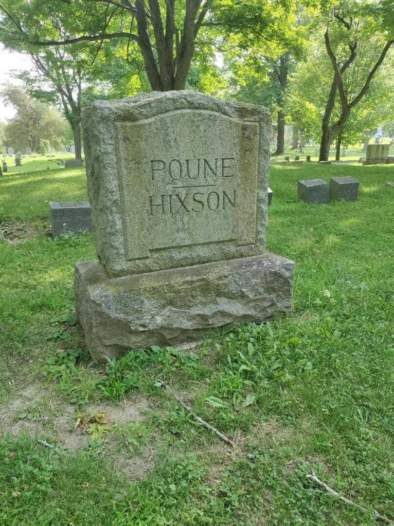 George E. Poune's grave. Photo 4