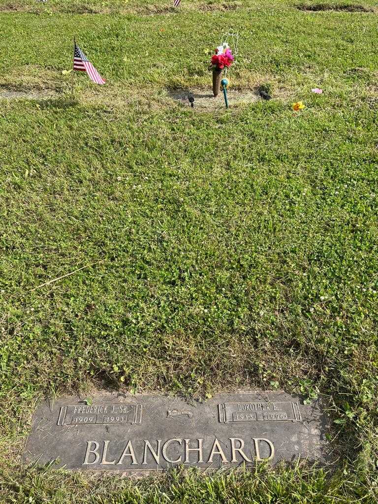 Frederick J. Blanchard Senior's grave. Photo 2