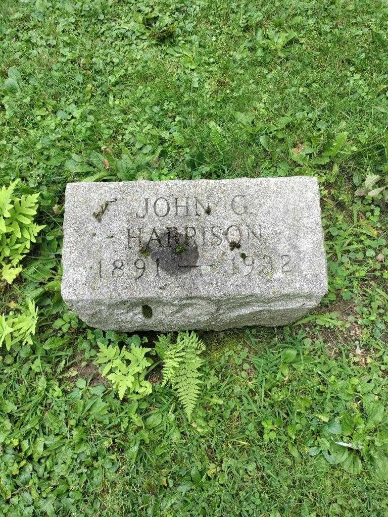 John G. Harrison's grave. Photo 2