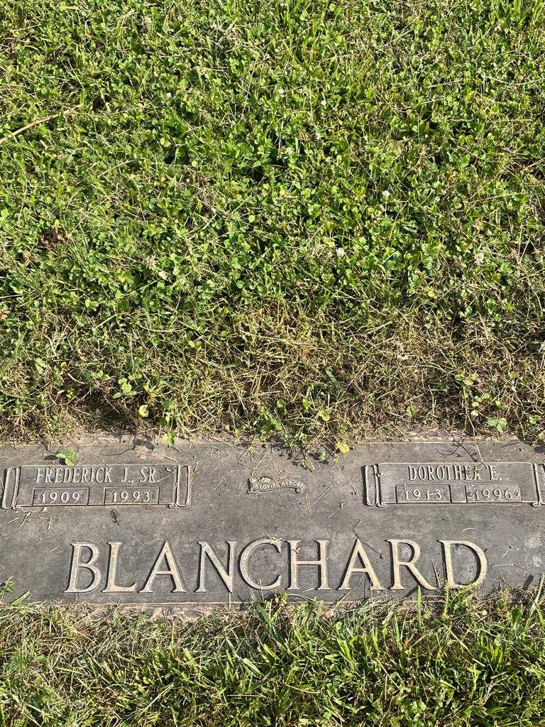 Frederick J. Blanchard Senior's grave. Photo 3
