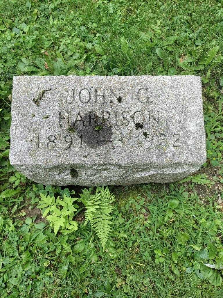 John G. Harrison's grave. Photo 3