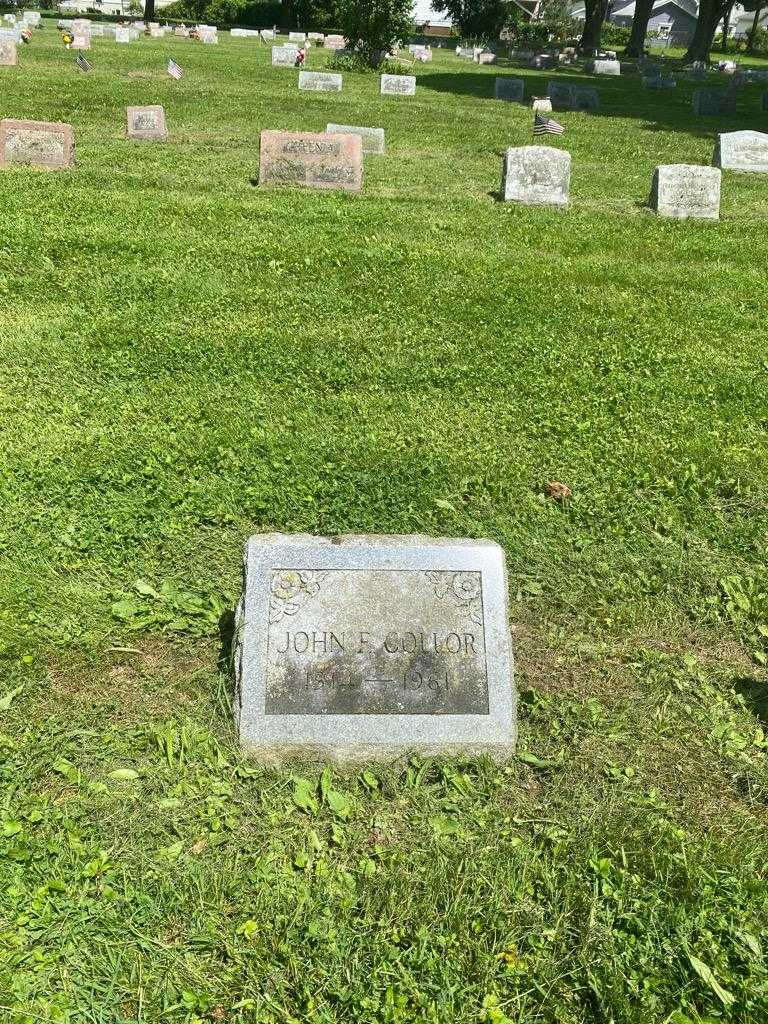 John F. Collor's grave. Photo 2