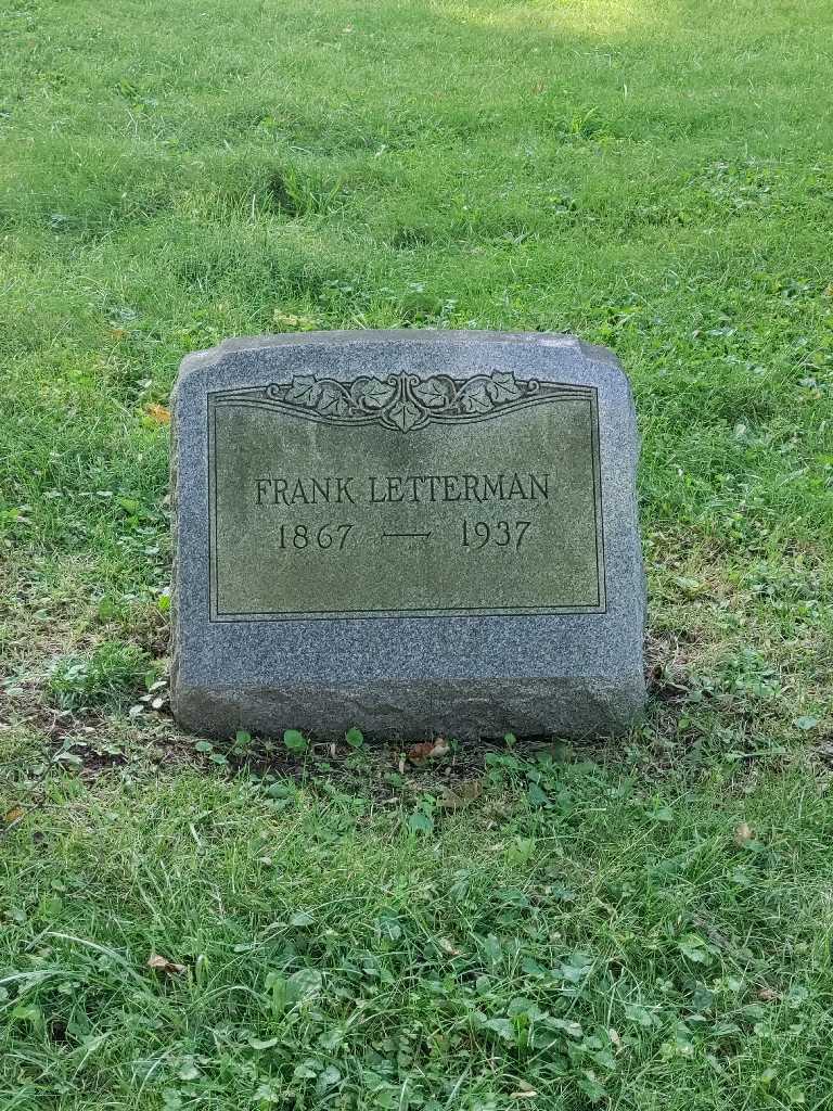 Frank Letterman's grave. Photo 2
