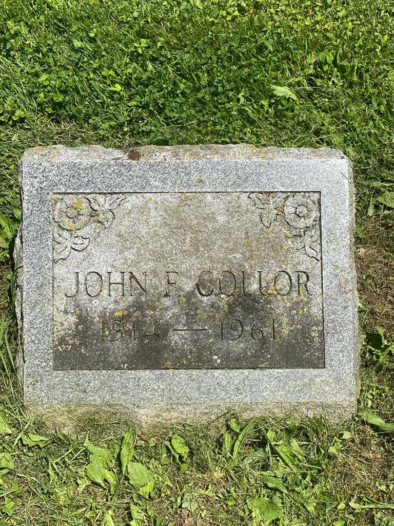 John F. Collor's grave. Photo 3