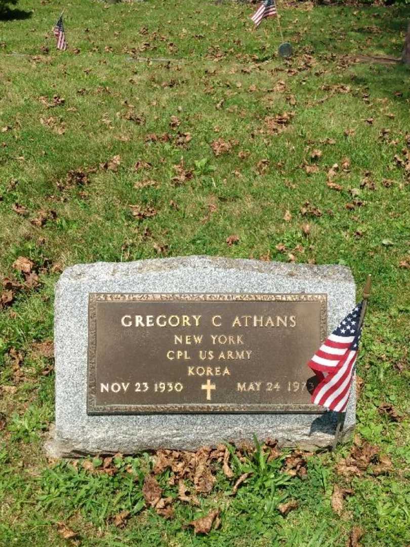 Gregory C. Athans US Army's grave. Photo 3