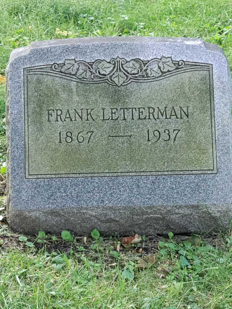 Frank Letterman's grave. Photo 3