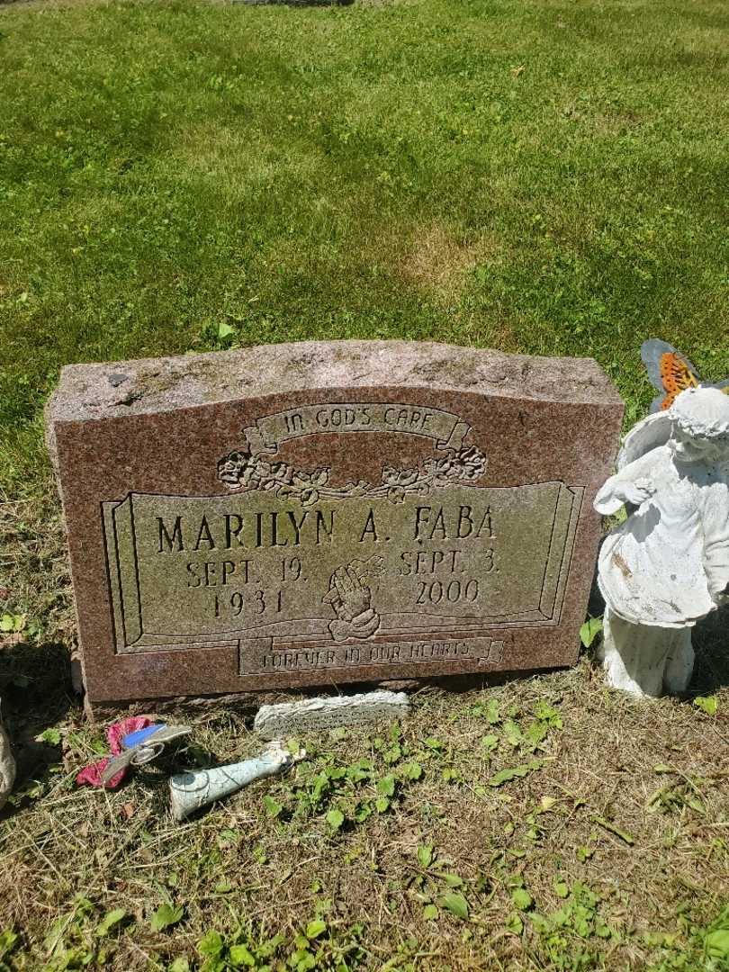 Marilyn A. Faba's grave. Photo 3