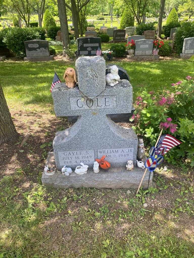 William A. Cole Junior's grave. Photo 2