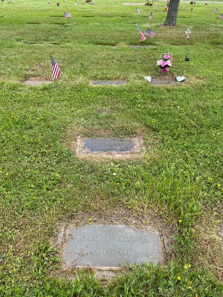 Fred J. Lavoice's grave. Photo 2