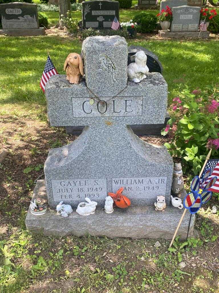 William A. Cole Junior's grave. Photo 3