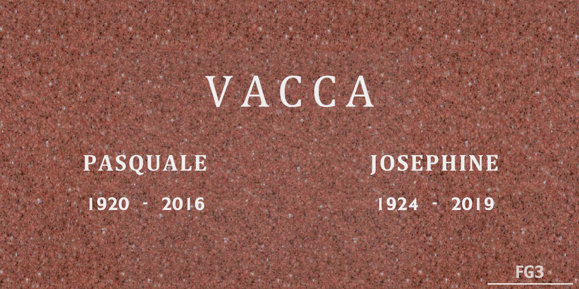 Josephine Vacca's grave