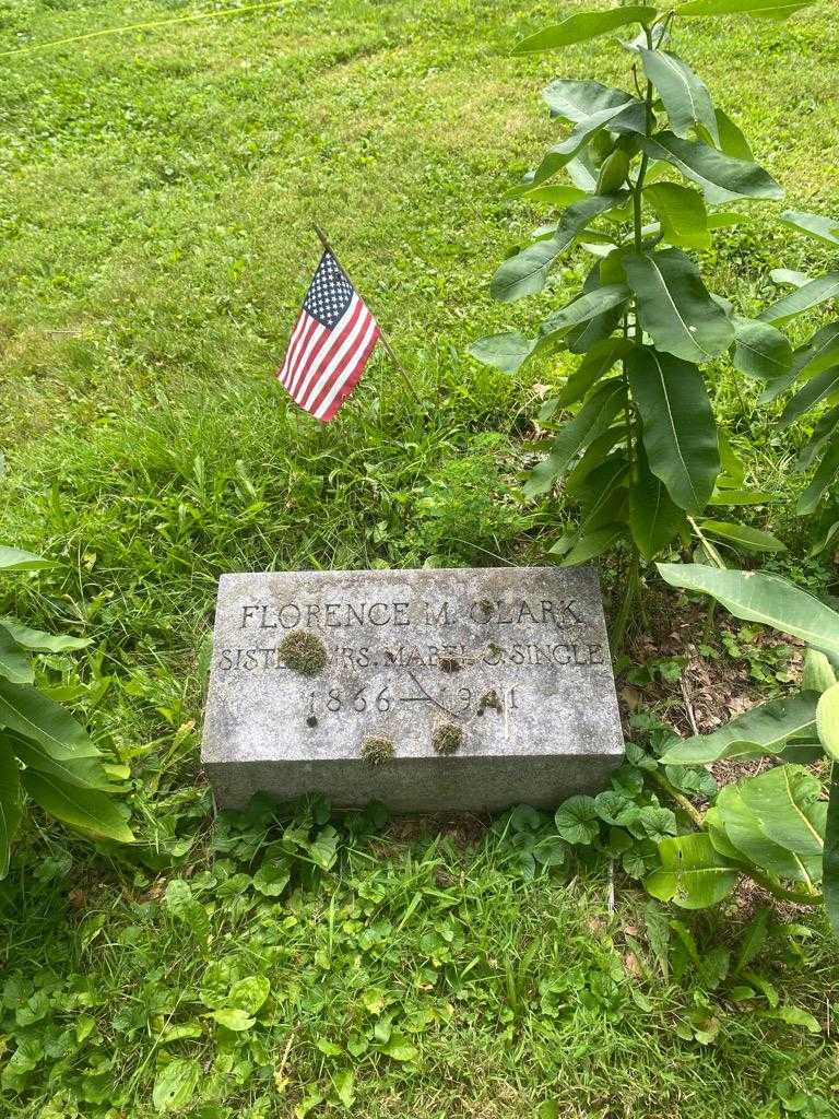 Florence M. Clark's grave. Photo 2