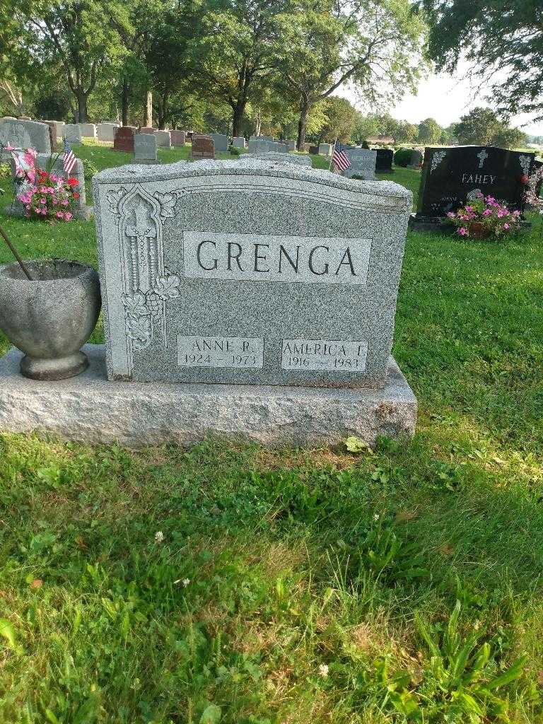 America F. Grenga's grave. Photo 2