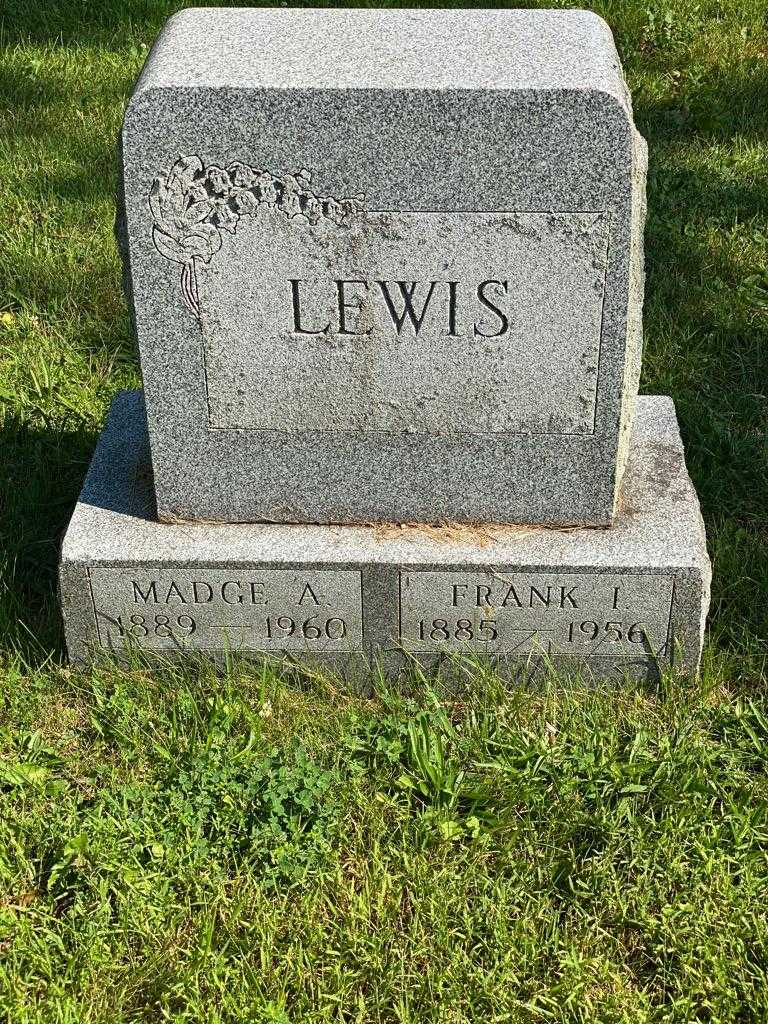 Madge A. Lewis's grave. Photo 3