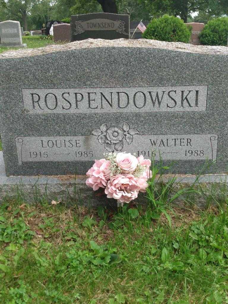 Louise Rospendowski's grave. Photo 2