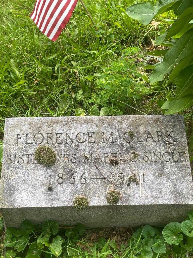 Florence M. Clark's grave. Photo 3