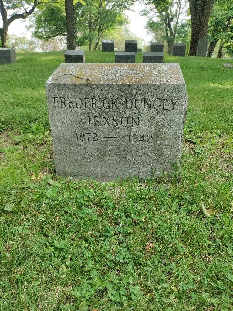 Frederick Dungey Hixson's grave. Photo 2