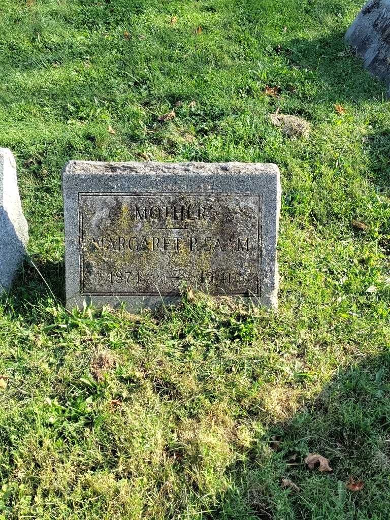 Margaret Pabst Saam's grave. Photo 2
