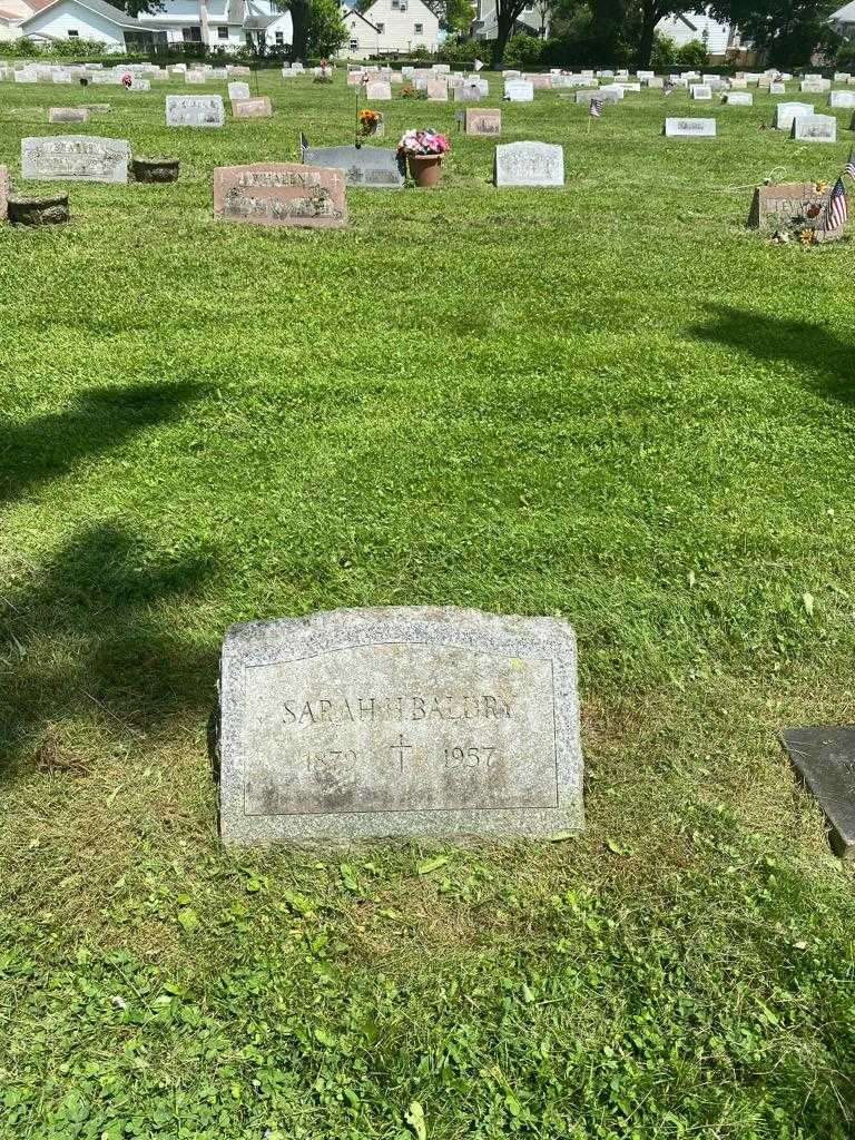 Sarah H. Baldry's grave. Photo 2