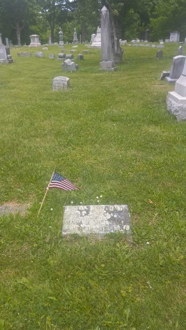 Adam N. Theobald's grave. Photo 1