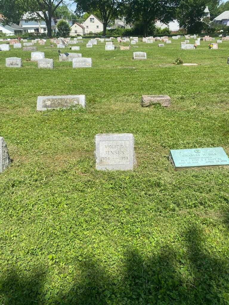 Violet D. Jensen's grave. Photo 2