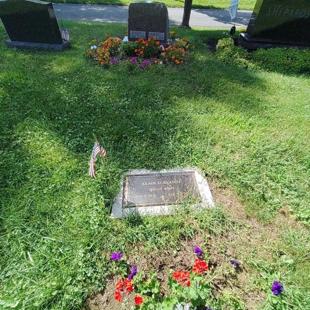 Klaus Olaf Baasch's grave. Photo 1