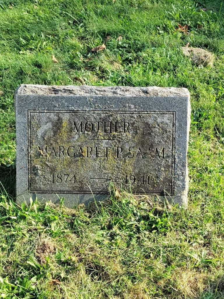Margaret Pabst Saam's grave. Photo 3