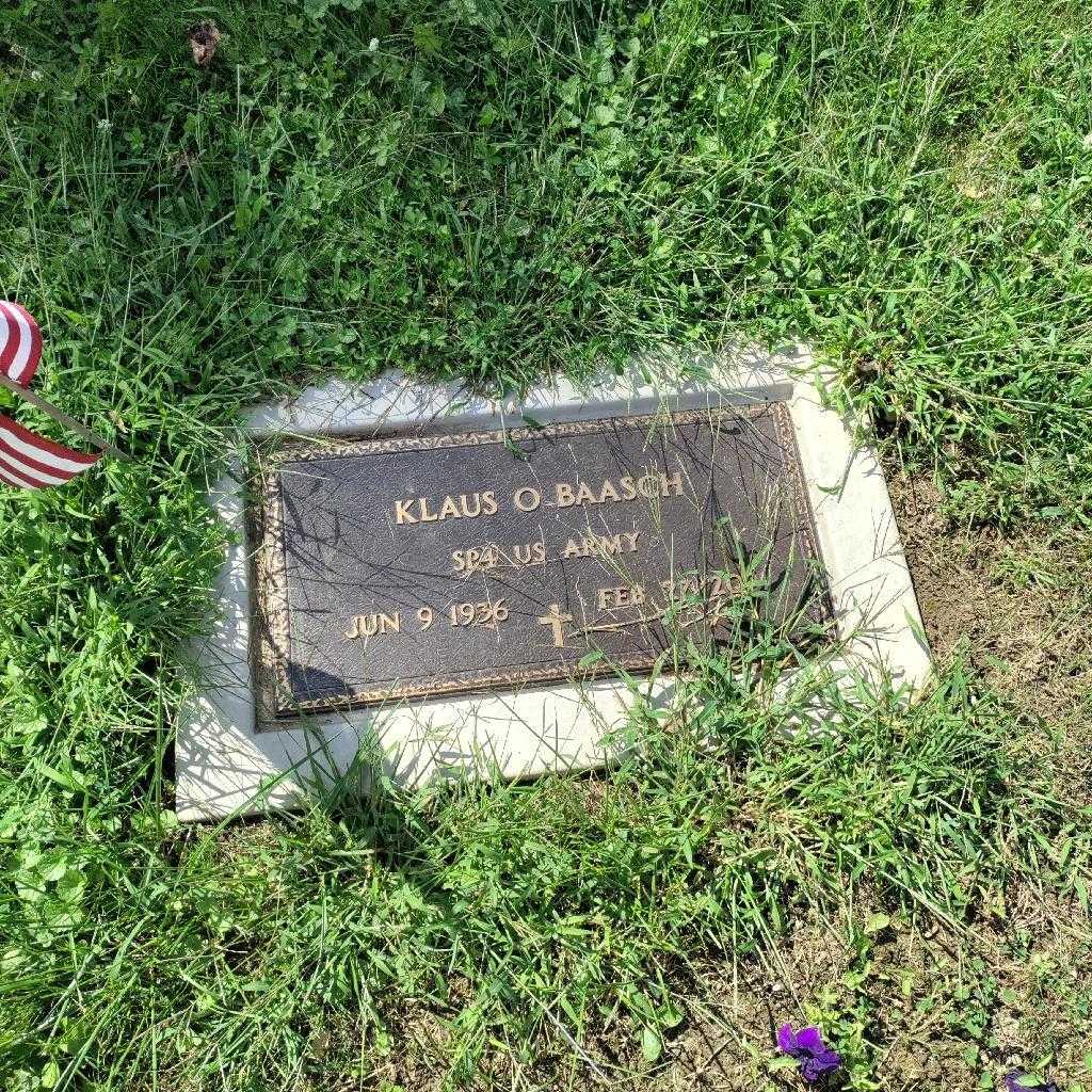 Klaus Olaf Baasch's grave. Photo 2