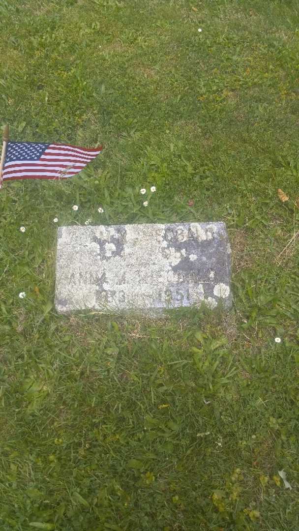 Anna M. Theobald's grave. Photo 2