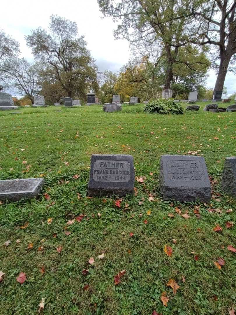 Frank A. Babcock's grave. Photo 1