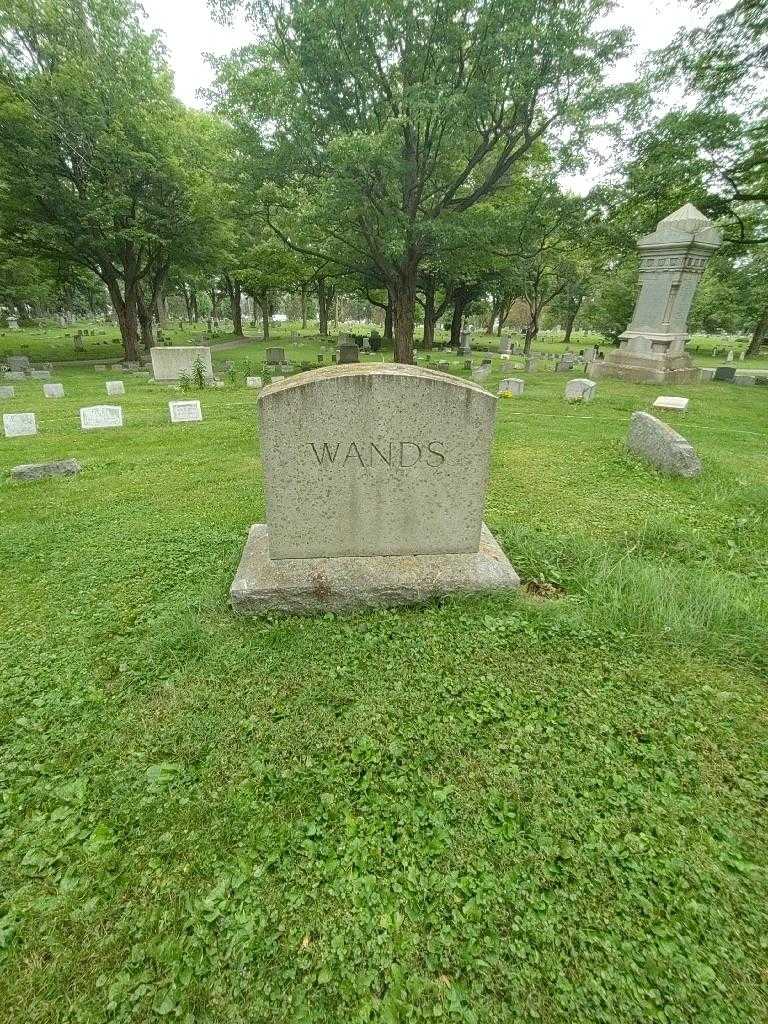 Lillian C. Wands's grave. Photo 1