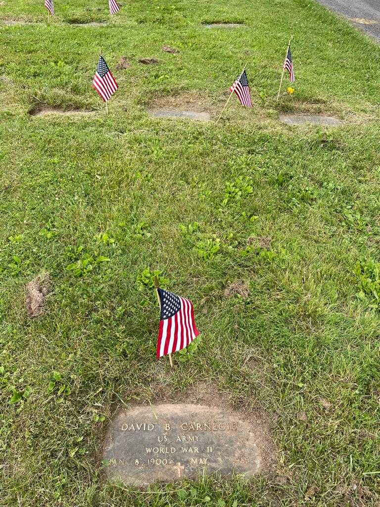 David B. Carnegie's grave. Photo 2